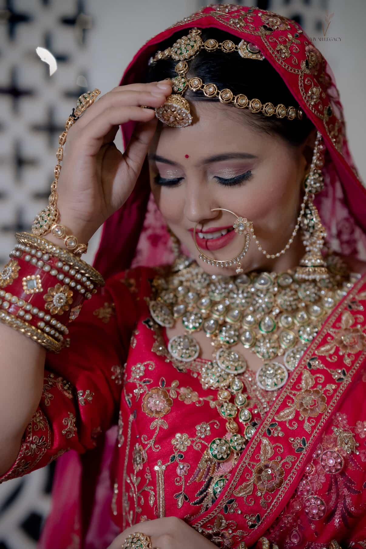 Complete Bridal Package Rental - Lehenga with Jewelry